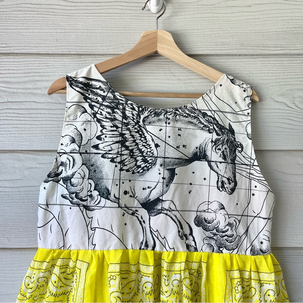 Vintage Fabric | Handmade Myth The Astrological Star Signs Dress SKU 08171 - Picture 8 of 14